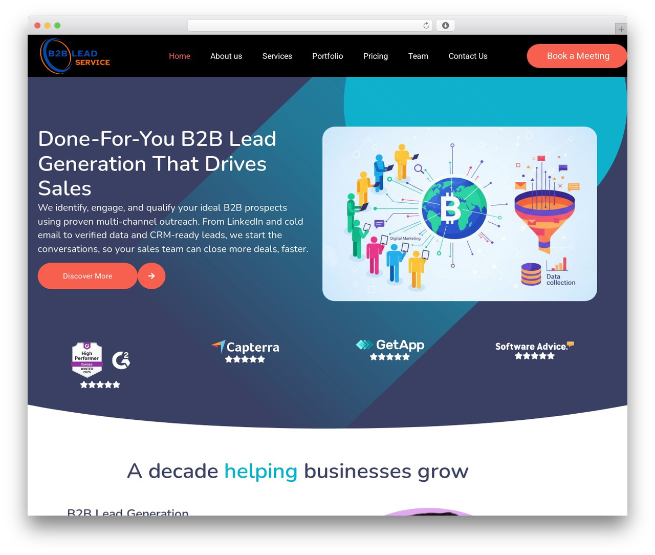 Hello Elementor WordPress theme - b2bleadservice.com