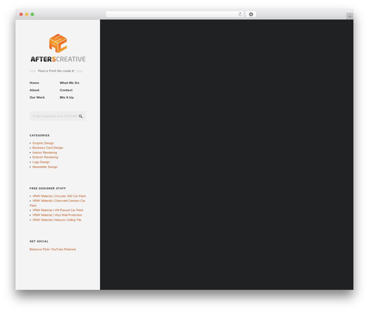 Litho WordPress theme - after5creative.com Litho WordPress theme - after5creative.com