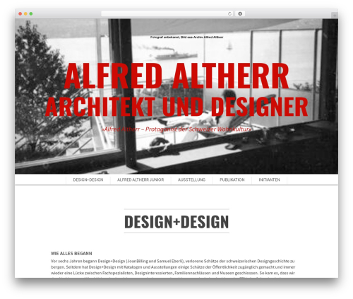 SCRN WordPress theme - alfredaltherr.ch