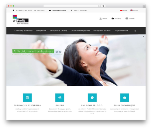 Sparse WordPress theme - ahprofit.pl