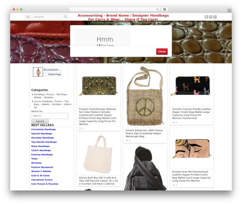 Theme WordPress Covert PinPress Theme - accessorising.com Theme WordPress Covert PinPress Theme - accessorising.com