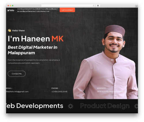 Webfolio_plugin WordPress plugin - haneenmk.com