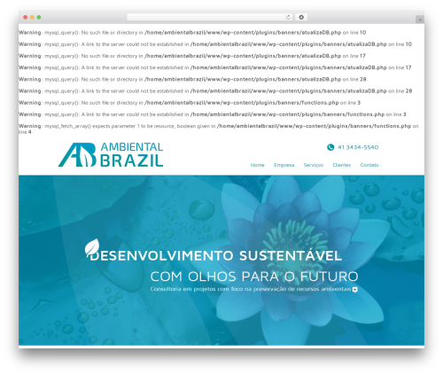 Cadastros WordPress plugin - ambientalbrazil.com.br