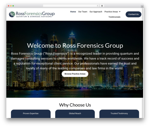 Beaver Builder Theme WordPress theme - rossforensics.com