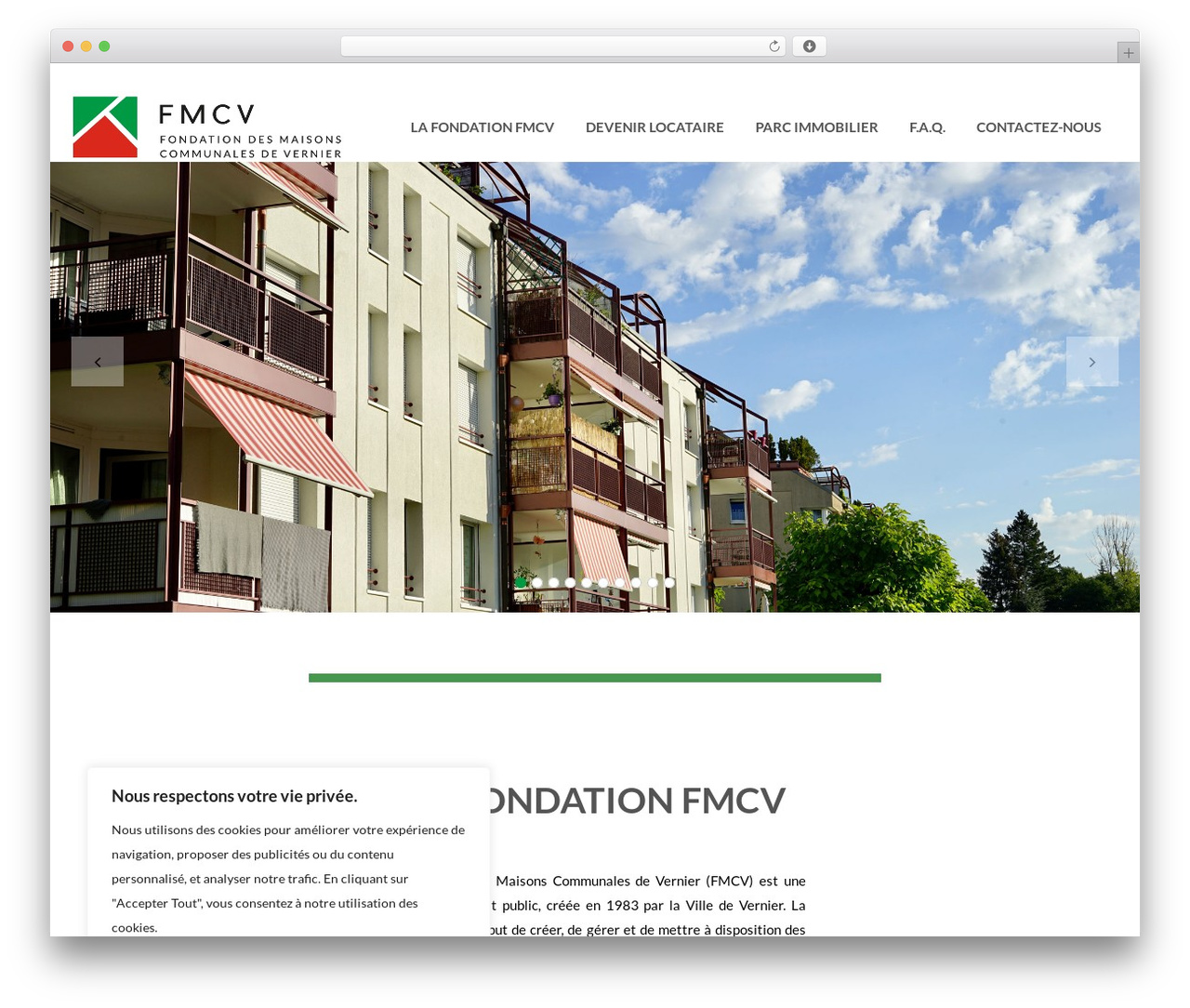 Bridge WordPress theme - fmcv.ch