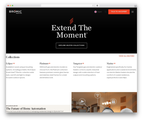 Bromic Heating theme WordPress - bromic.co.uk