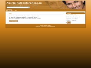 conferences WP theme by Test