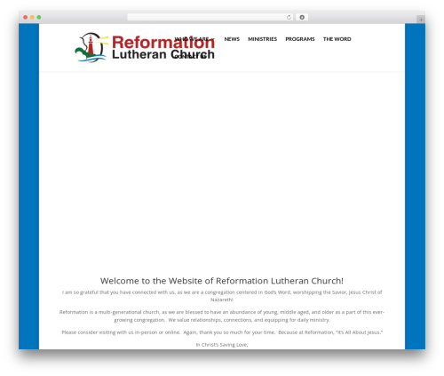 Divi theme WordPress - culpeperlutherans.org