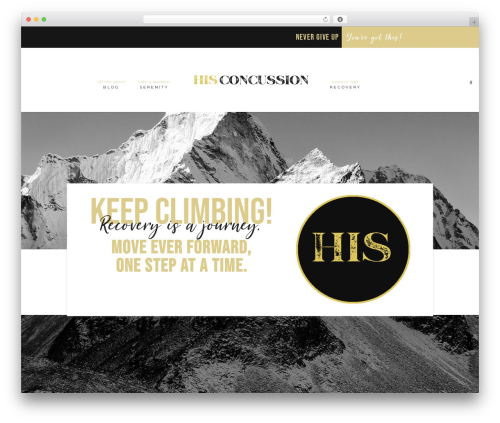 Hello Boho theme WordPress - hisconcussion.com