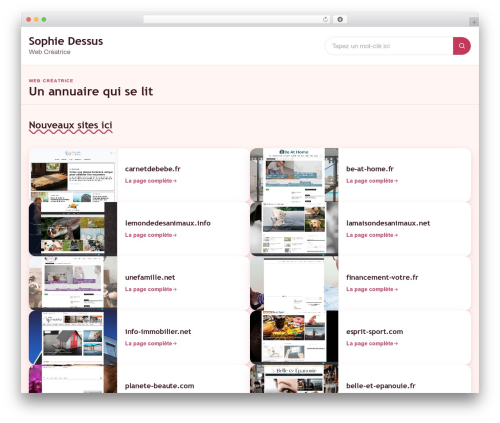 Maxwell theme WordPress - sophiedessus.fr Maxwell theme WordPress - sophiedessus.fr