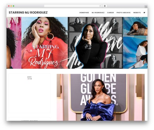 MND WP21 theme WordPress - mj-rodriguez.com