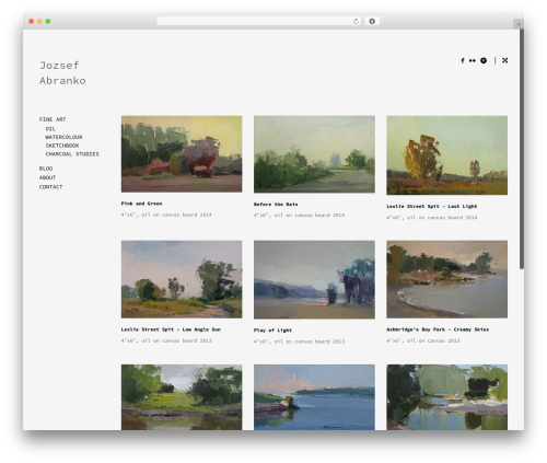 Reframe WordPress theme design - abranko.com