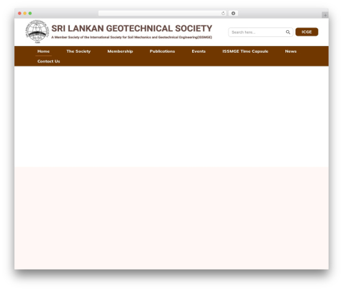 Slgs WordPress theme - slgs.lk