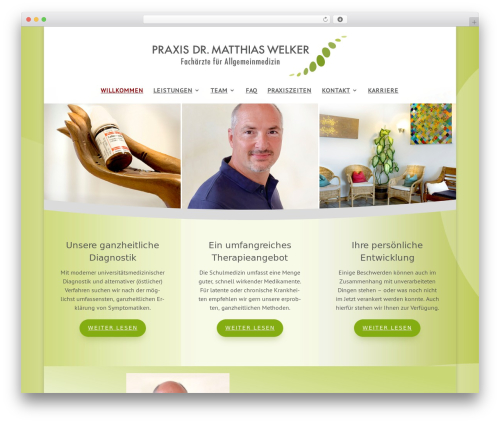 Theme WordPress Divi - arztpraxiswelker.de