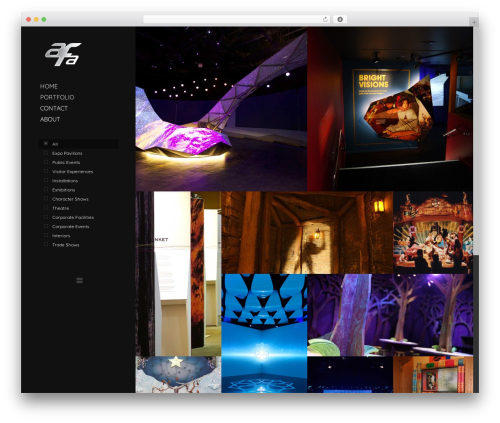Theme WordPress QUE / WordPress Portfolio theme - alastairfleming.com
