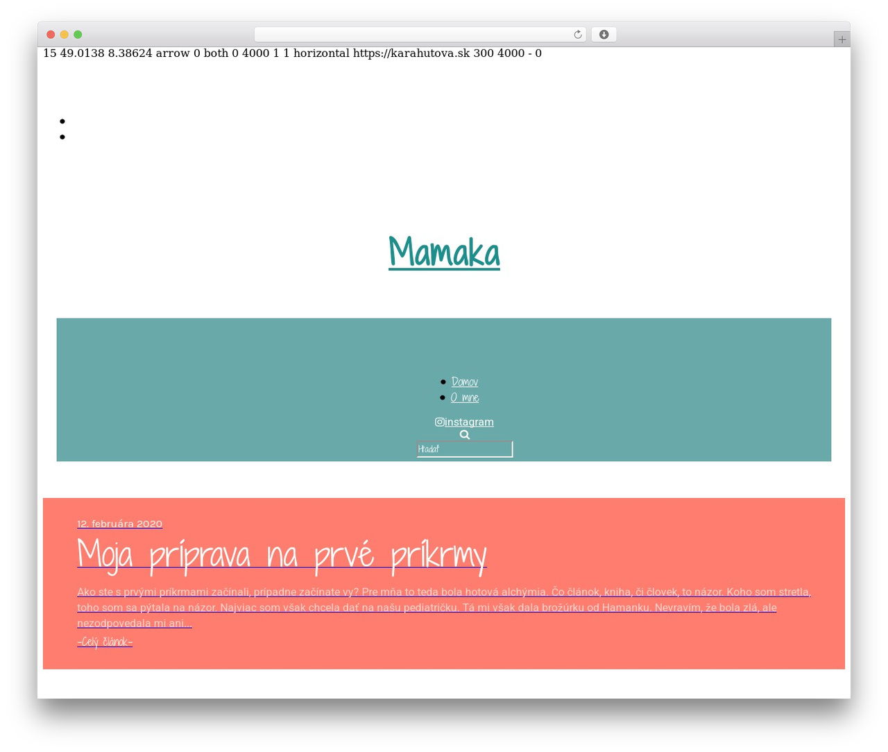 Theme WordPress Robin - karahutova.sk