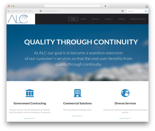 Theme WordPress Shard - alcinc.com