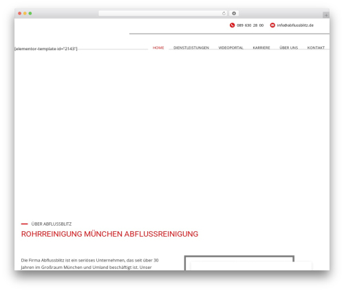 Theme WordPress Web Labels Responsive - abflussblitz.de