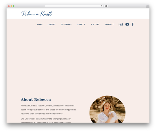 WellSpring theme WordPress - rebeccakastl.com