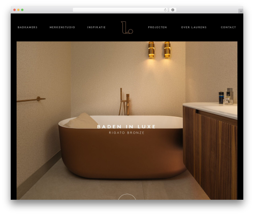 WordPress theme Blue - www.laurensbadkamers.nl