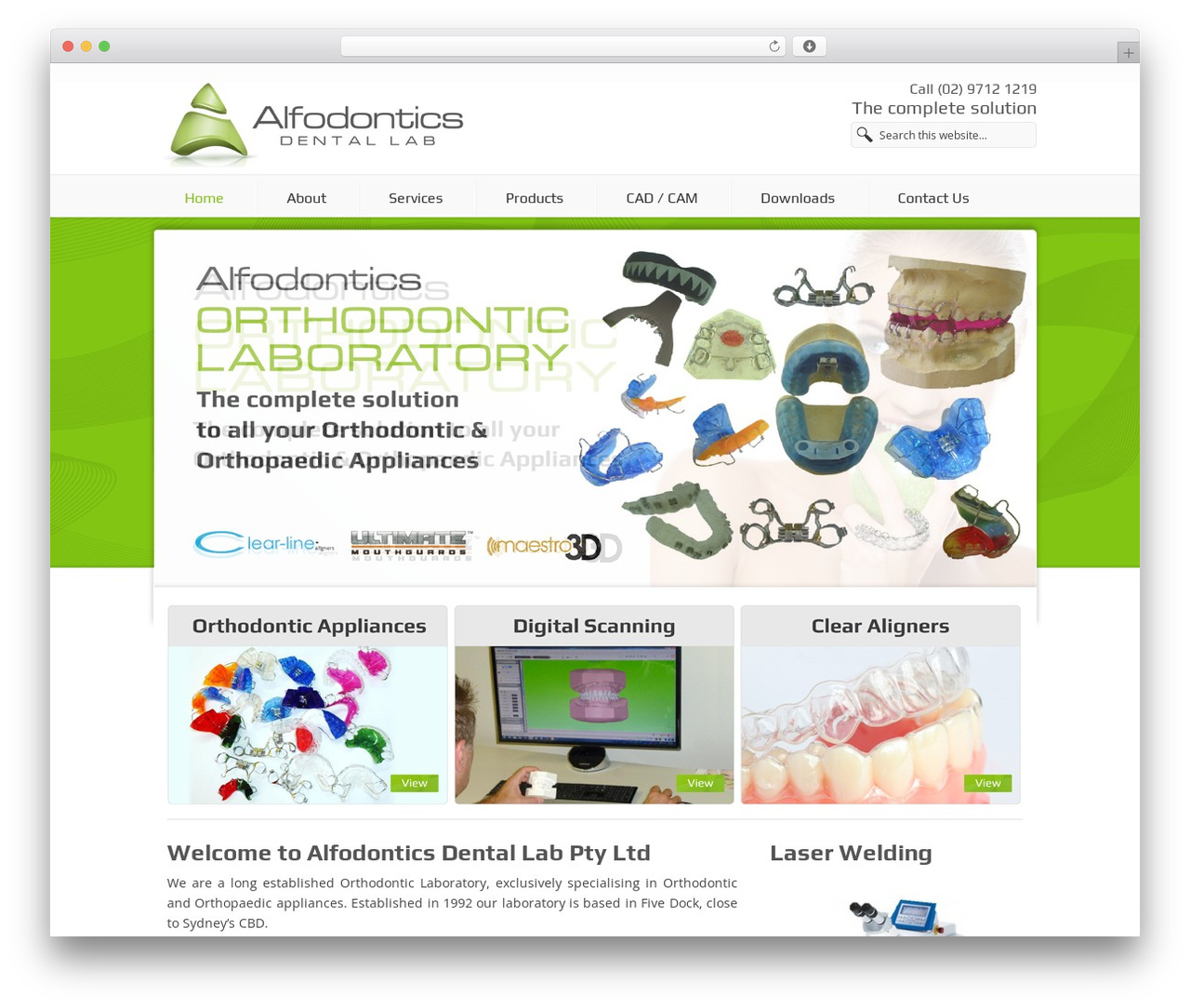 WordPress theme Catalyst - alfodontics.com.au