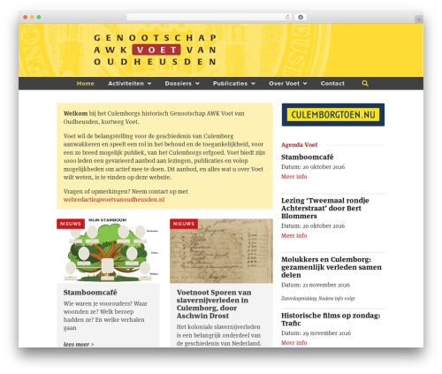 WordPress theme Blabber - voetvanoudheusden.nl