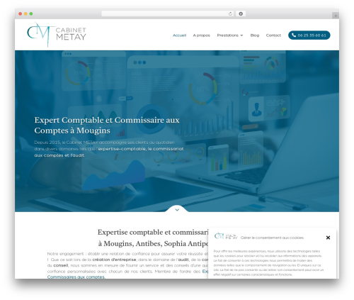 WordPress theme Divi - cabinetmetay.com