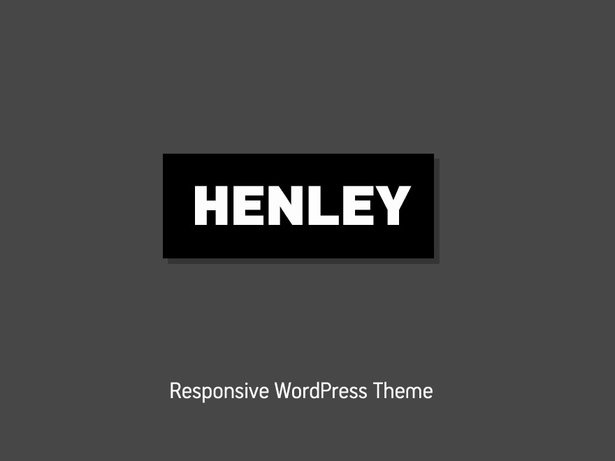 WordPress theme Henley by Audemedia