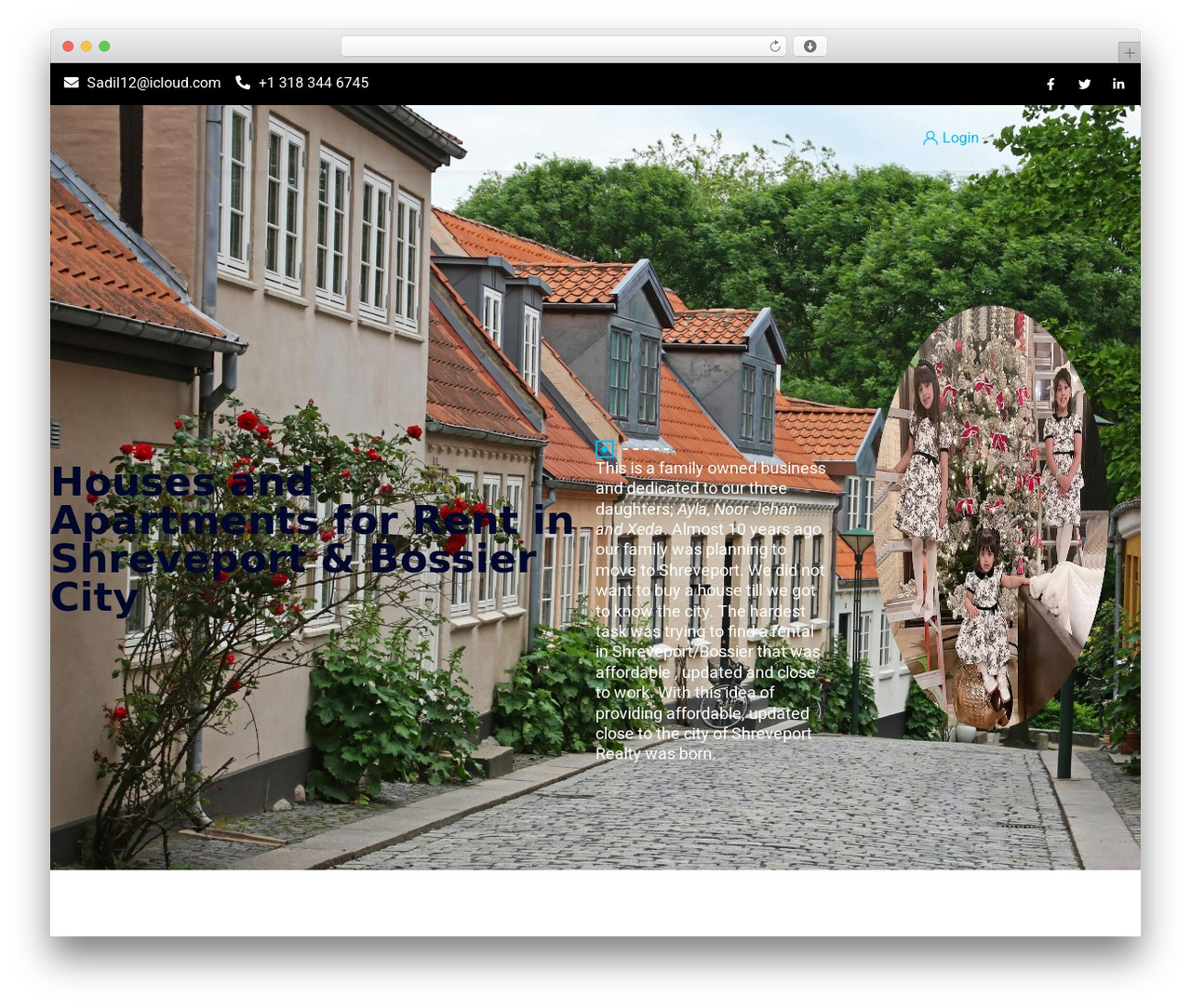 WordPress theme Luxus - shreveport-realty.com