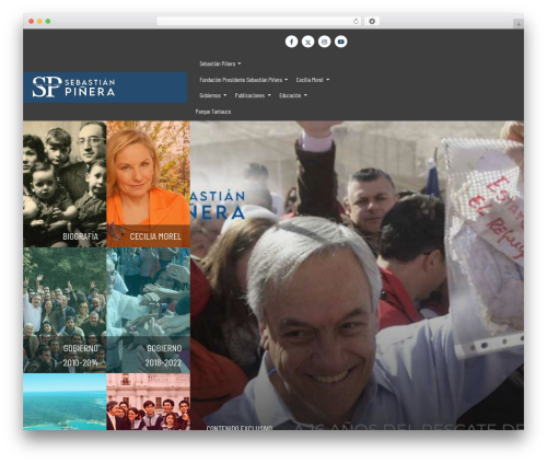 WordPress theme Theme SP - sebastianpinera.cl