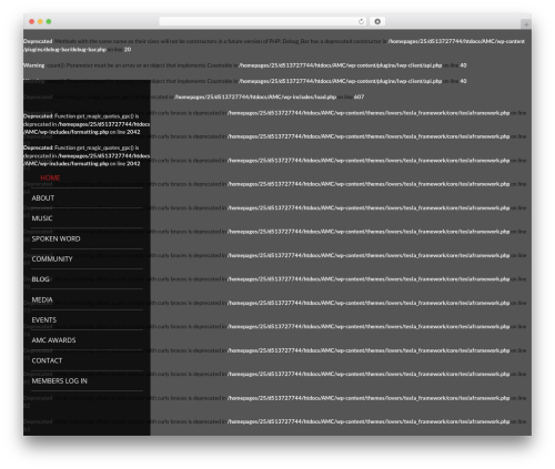 WordPress website theme Lovers - aboriginalmediacommunity.com