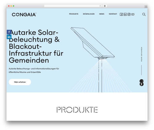 Congaia theme WordPress - congaia.com