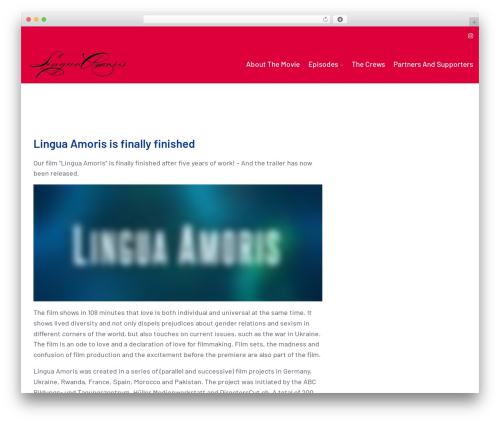 Context WordPress video theme - linguaamoris.com