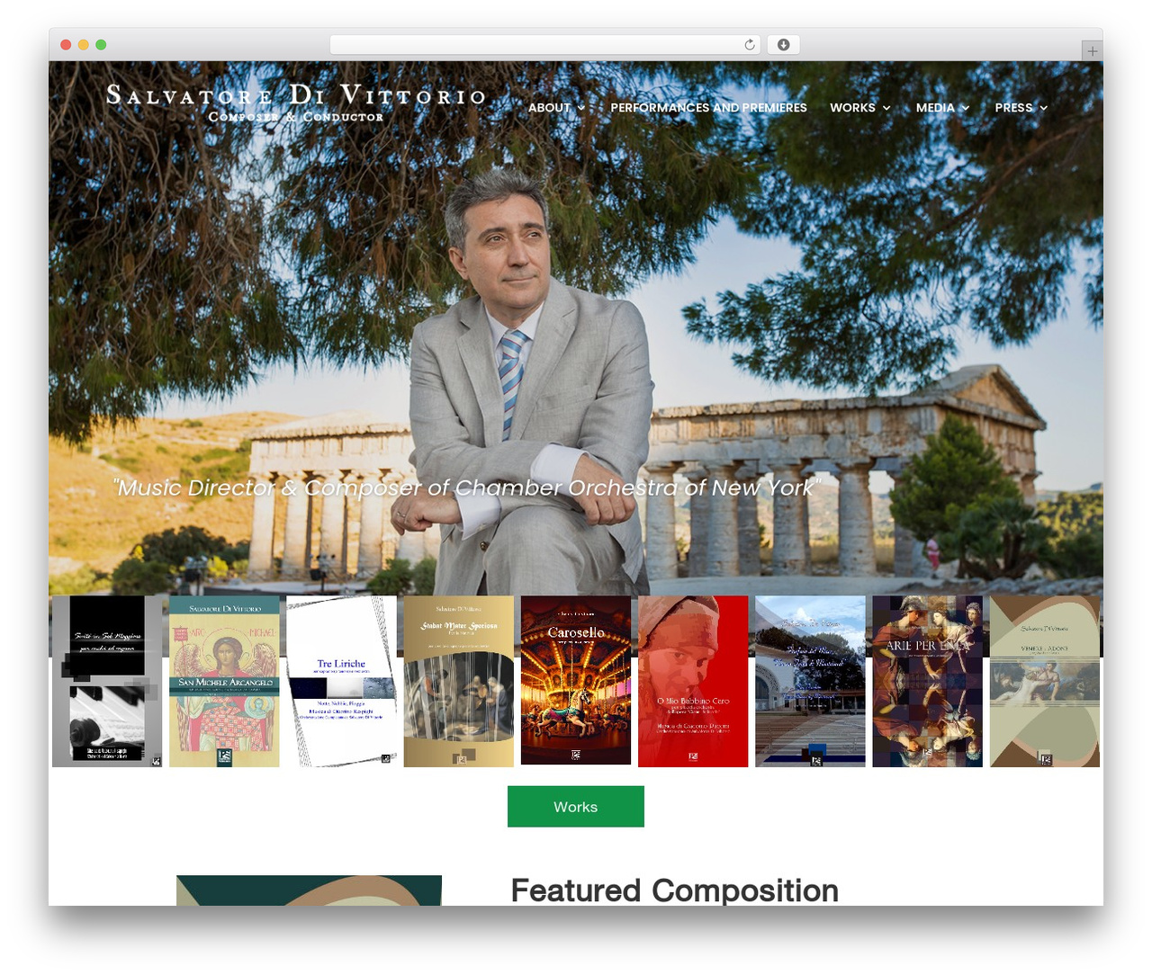 Divi WordPress theme - salvatoredivittorio.com