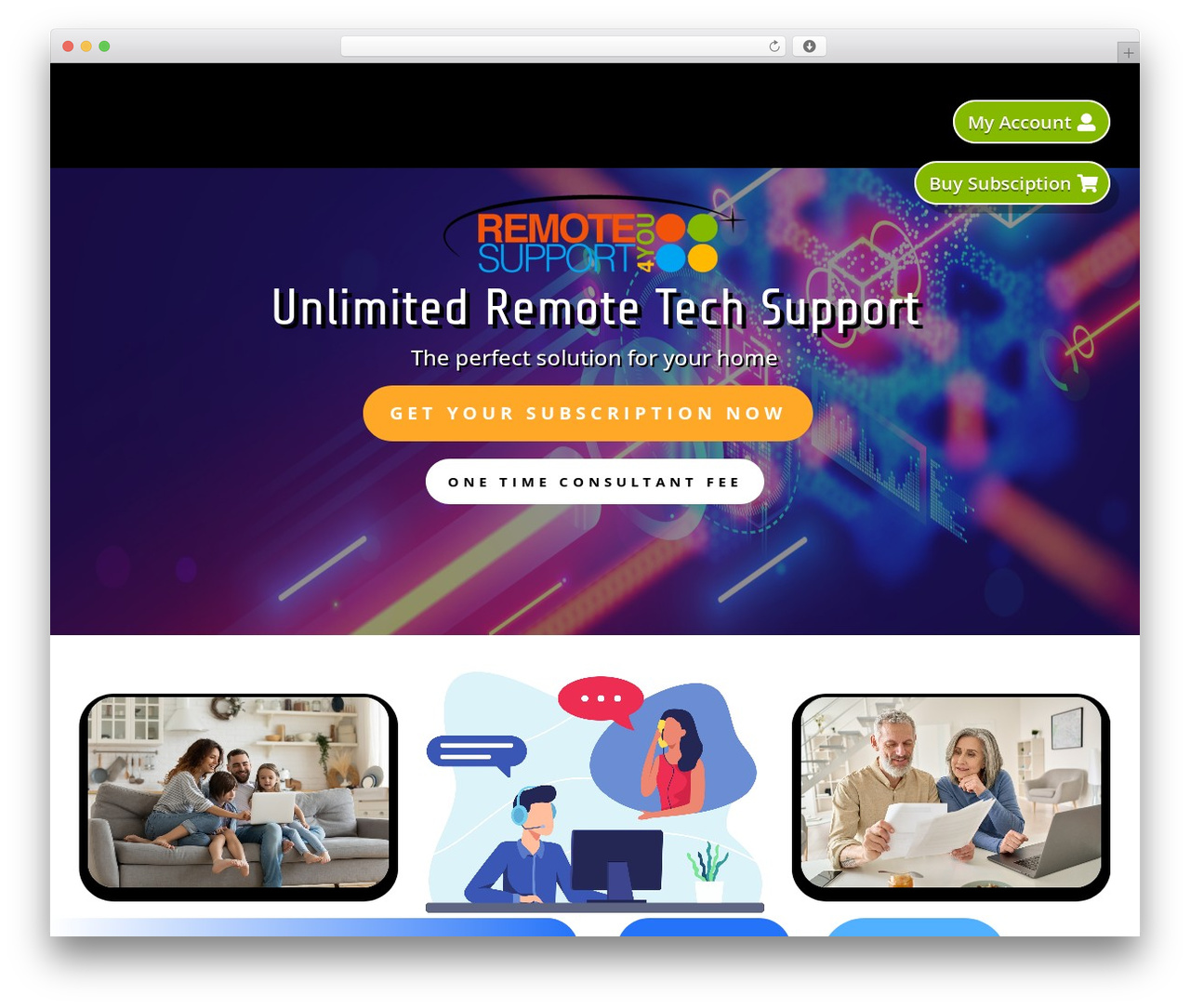 Divi WordPress theme - remotesupport4you.com