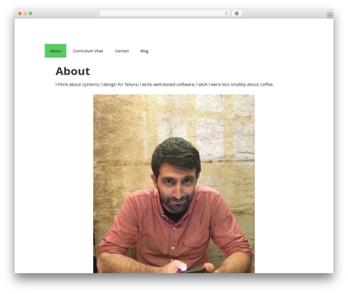 Executive Pro WordPress website theme - alexgessner.com
