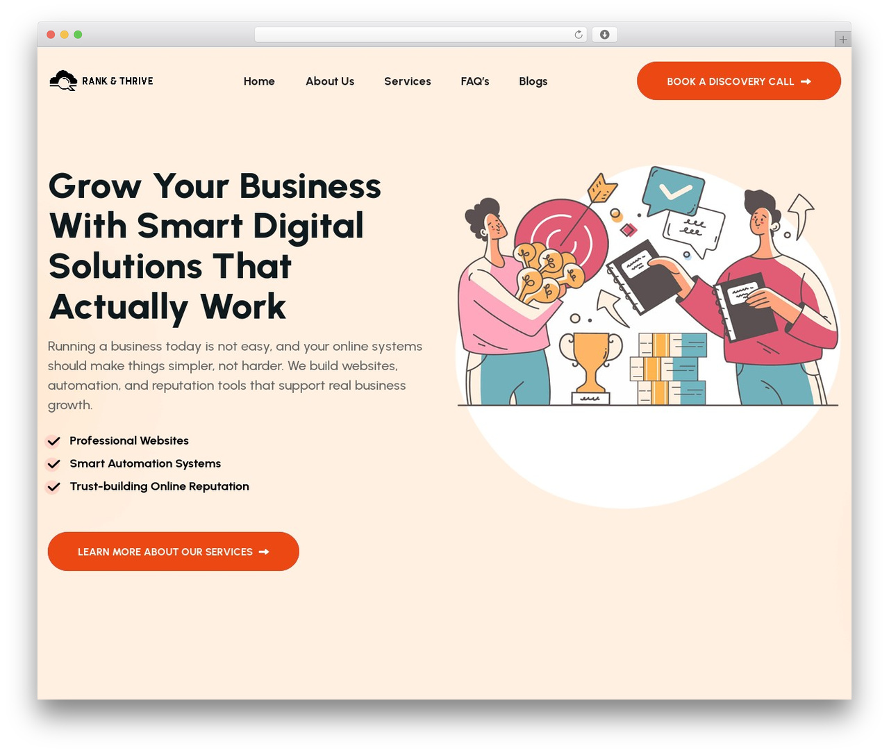 Gesto WordPress theme - www.rankandthrive.com