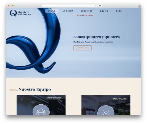 Hello Elementor free WP theme - quinteroyquintero.com