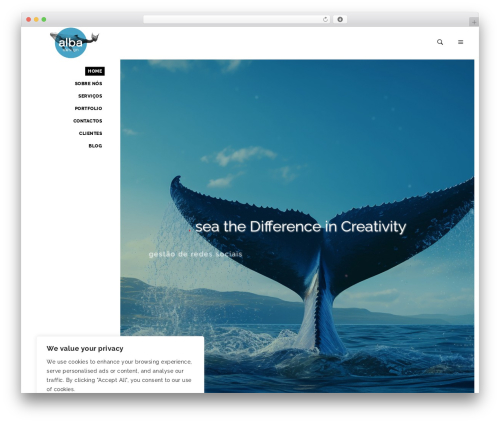 SuperNowa theme WordPress - albadesign.pt