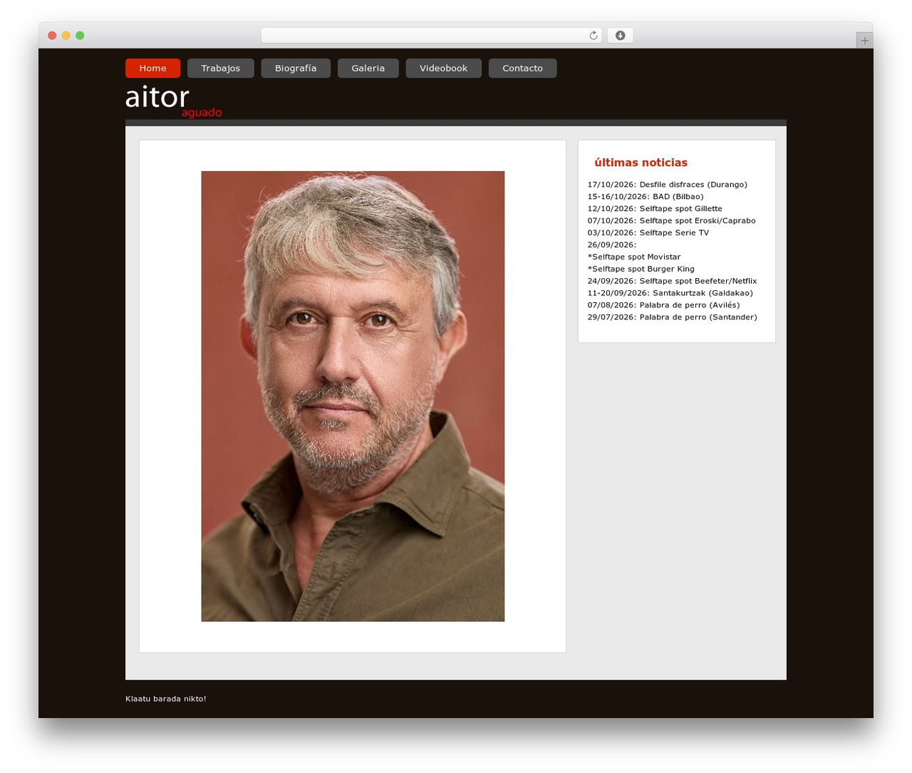 WordPress theme Quadro - aitoraguado.com