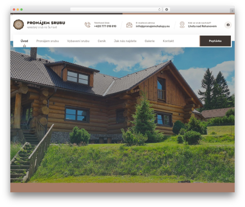 WordPress theme Ambed - pronajemchalupy.eu