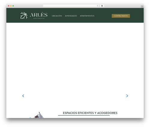 WordPress theme Aumenta - arlesapartamentos.com