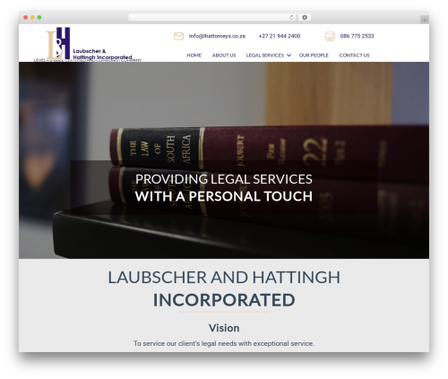 WordPress theme Beaver Builder Theme - lhattorneys.co.za