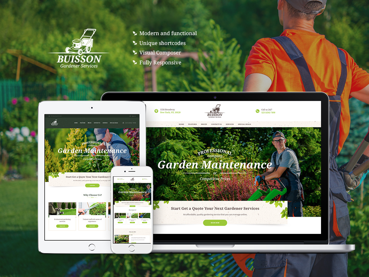 WordPress theme Buisson Child