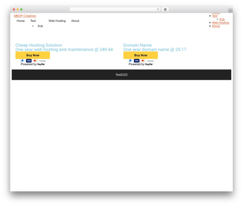 WordPress theme MBOP Custom Theme - myboxofpandora.com