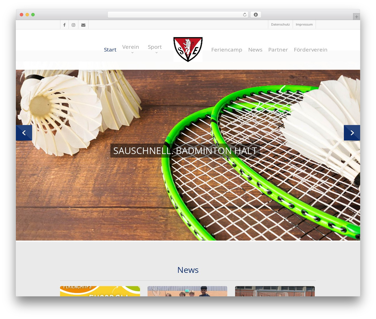 WordPress theme Salient - spvgg-essenheim.de