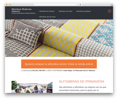 WordPress website theme Rectangulum - alfombrasmodernasvalencia.com