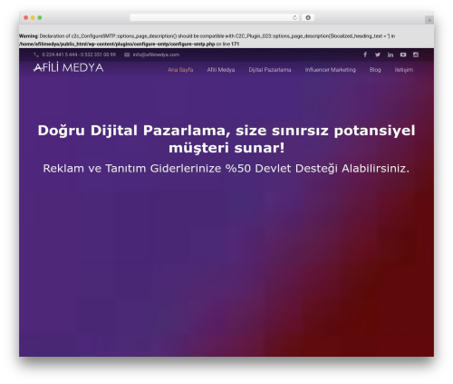 Zephyr theme WordPress - afilimedya.com