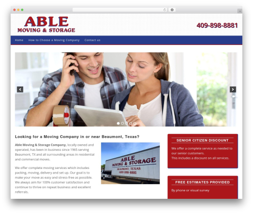 Ally WordPress theme - ablemovingcompany.com