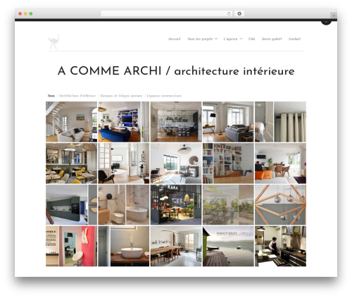Aware theme WordPress - acommearchi.com